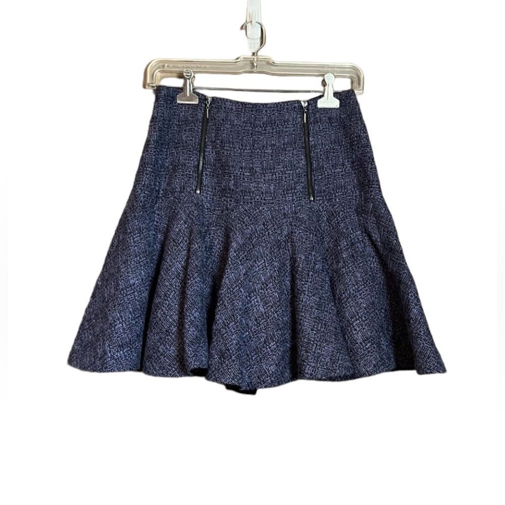 Rebecca Taylor double zip peplum skirt. Size 0.‎